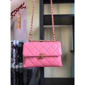 Chanel Flap Lambskin Shoulder Bag AS3011 pink JK2794jf20