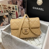 Chanel Flap Shoulder Bag Grained Calfskin AS3002 apricot JK2845JD28