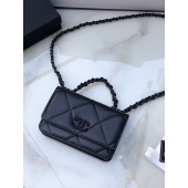 Chanel Flap Shoulder Bag mini Original leather AS0957 black JK2913Cw85