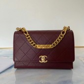 Chanel Flap Shoulder Bag Original leather AS2764 Wine JK3090PC54