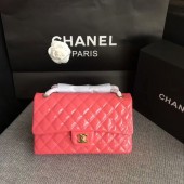 Chanel Flap Shoulder Bags Pink Original Patent Leather CF1112 Gold JK5867nB26