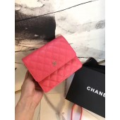 Chanel Matelasse Bi-Fold Wallet Cannage Patterns CHA3358 Rose JK1440Hn31