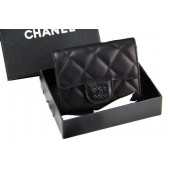 Chanel Matelasse Wallet Original Sheepskin Leater A50082 Black JK1529lq41