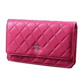 Chanel Matelasse Wallet Sheepskin Leater A31557 Rose JK1503Il41