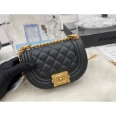 CHANEL MESSENGER BAG MINI BOY AS3315 black JK2289bW68