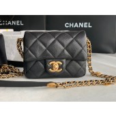 Chanel MINI FLAP BAG AS3368 black JK2355hi67