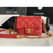 Chanel MINI FLAP BAG AS3368 Burgundy JK2354Dq89