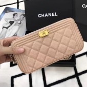 Chanel mini Shoulder Bag Cannage Pattern A94452 Light Pink JK5923uT54