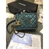 Chanel mini Vanity Case Original A93342 green JK4896Hn31