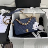 Chanel Original Lather Flap Bag AS36555 blue JK3906MO84