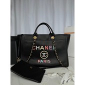 Chanel Original Leather Shopping Bag 66941 black JK2401sp14