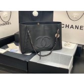 Chanel Original Leather Shopping Bag AS8473 black JK3251Kf26