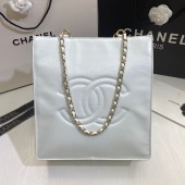 Chanel Original Leather Tote Shopping Bag AS1942 White JK3941Rc99