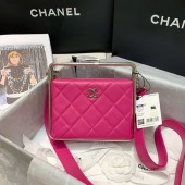 Chanel Original Sheepskin Leather clutch bag AS1732 rose JK4025uU16