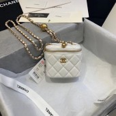 Chanel Original Small classic chain box handbag AP1447 white JK4140Tk78