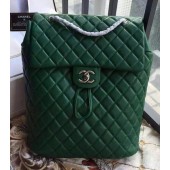 Chanel Sheepskin Leather Backpack A91121 Green JK55bm74