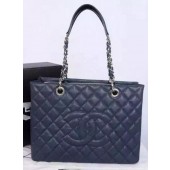 Chanel Shopper Bag Original Calfskin Leather A95021 Royal JK234Ty85