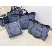 Chanel Shopping bag A66945 Blue JK3134Il41