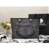 Chanel Shopping bag MM A67001 black JK3030Pf97