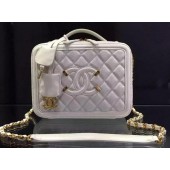 Chanel Shoulder Bag Original Calfskin Leather CHA6678 White JK124qB82