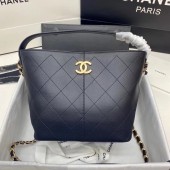 Chanel small shopping bag AS2286 black JK3663JD63