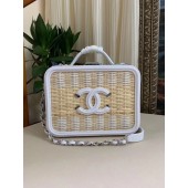 Chanel Vanity Case Original Weave A93343 white JK4684EC68