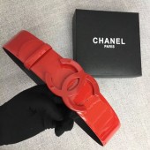 Chanel Wide leather belt with 53 mm CC4271 red JK650zS17