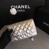 Chanel WOC Flap Bag Original Sheepskin Leather 33814B Glod JK5837hT91