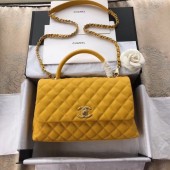 Cheap Chanel Flap Bag with Top Handle A92991 yellow JK4919sZ66