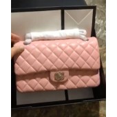 Cheap Copy Chanel Flap Shoulder Bag Original Sheepskin leather A1112 light pink JK2277Eq45