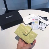 Cheap Fake Chanel card holder AS0342 green JK1166BC48