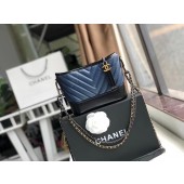 Cheap Fake Chanel gabrielle small hobo bag A91810 blue&black JK4622BC48