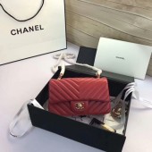 Copy Best Chanel Classic Flap Bags Red Original Sheepskin Leather 1116 Gold JK5666Qc72