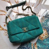 Copy CHANEL 19 Flap Bag AS1161 green JK3744Zn71