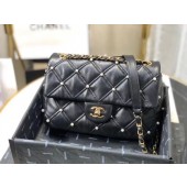 Designer Chanel flap bag AS1202 black JK4372vs94