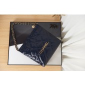 Designer Chanel SHOPPING BAG Calfskin & Gold-Tone Meta AS3261 royal blue JK2912vs94