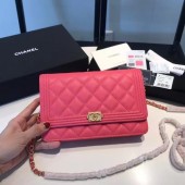 Fake BOY CHANEL Original Wallet on Chain A80287 rose JK3304lF58