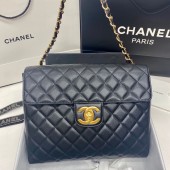 Fake chanel large flap bag 2355 black JK3583uQ71