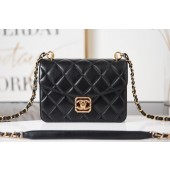 Fake Chanel SMALL FLAP BAG AS2840 BLACK JK2853uQ71