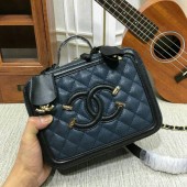 First-class Quality Chanel Calfskin Leather Mini Shoulder Bag 6070 Blue JK5526xO55