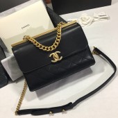 First-class Quality Chanel Flap Original Cowhide Shoulder Bag 56987 black JK5126fm32