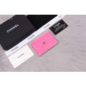 High Imitation Chanel classic card holder Grained Calfskin & Gold-Tone Metal A31510 rose JK1353bg96