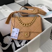 High Imitation Chanel leather Shoulder Bag AS2842 Apricot JK2984bg96