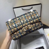 High Quality CHANEL Tweed Calfskin -Tone & Gold-Tone Metal AS1112 gold JK4424BH97