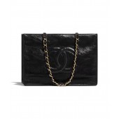 High Quality Imitation Chanel Original Leather Tote Shopping Bag AS1943 Black JK3938wn47