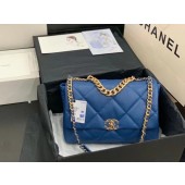 High Quality Replica chanel 19 large flap bag AS1162 dark blue JK3591aR54