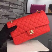 High Quality Replica Chanel 2.55 Series Flap Bag Deerskin Leather A1112 Red JK500aR54