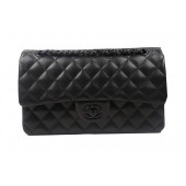 High Quality Replica Chanel 2.55 Series Flap Bags Original Sheepskin Leather A1112 Black JK865aR54