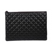 Hot Chanel Clutch Bag Black Original Cannage Pattern A69254 A69253 A69252 Silver JK870io40