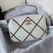 Hot Chanel cross-body bag AS2384 White & black JK3448Nm85